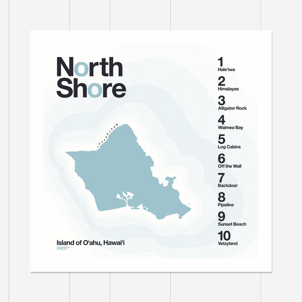 North Shore Surf Print