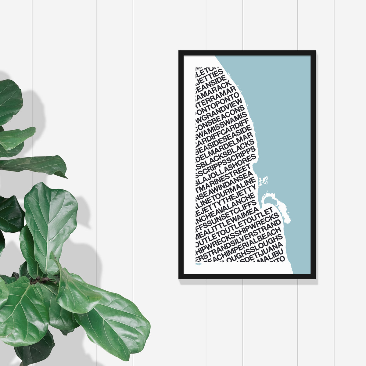 ORANGE & PARK – San Diego Surf Print