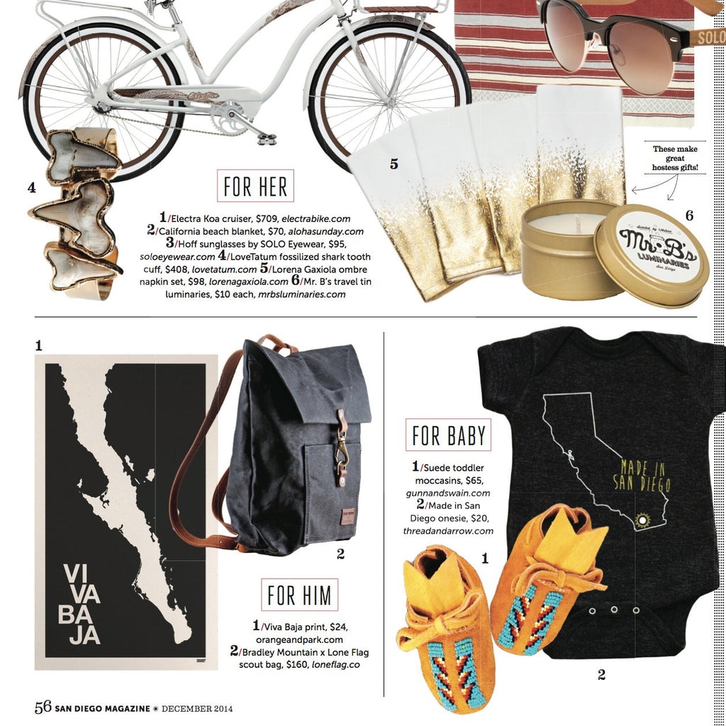 San Diego Magazine 2014 Gift Guide
