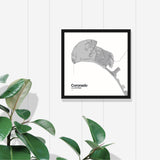 Coronado Silhouette Print