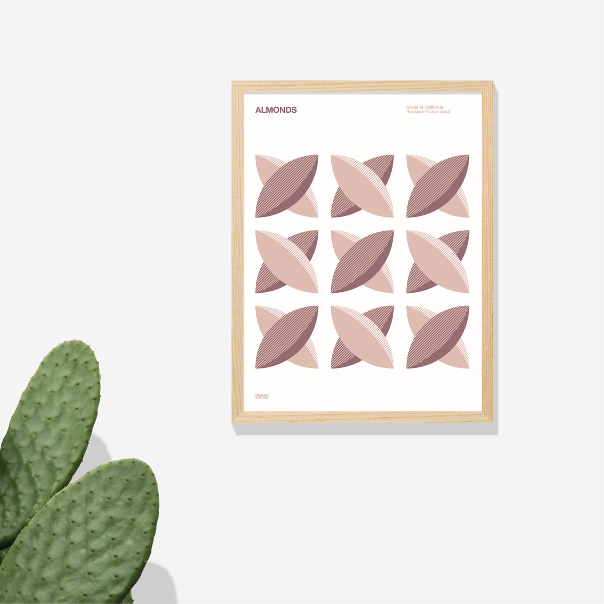 ORANGE & PARK – California Almonds Print