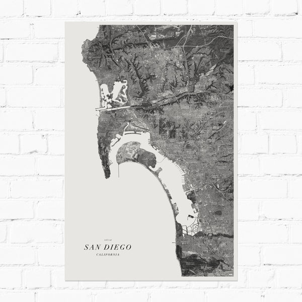 San Diego Aerial Print