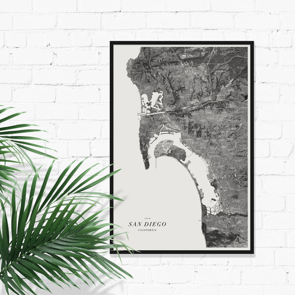 San Diego Aerial Print