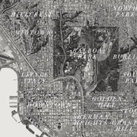 San Diego Aerial Print