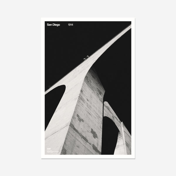 Cabrillo Bridge 1914 Print