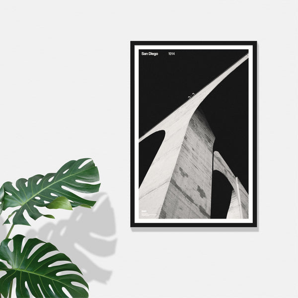 Cabrillo Bridge 1914 Print