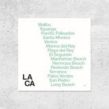 Los Angeles Beach Towns Print