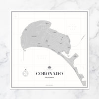 Coronado Map Print